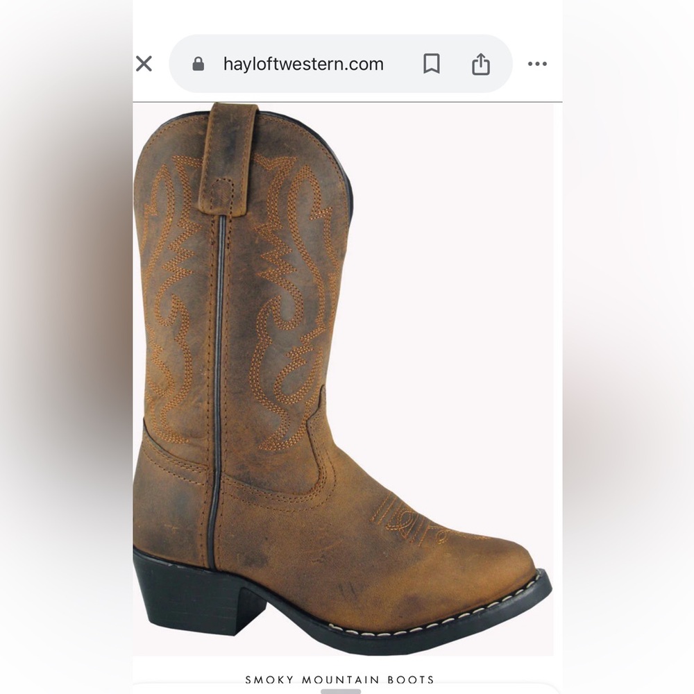 Smoky Mountain Boots Children Denver Leather boots unisex 5